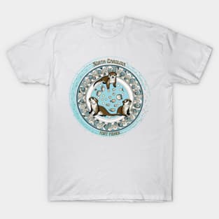 OTTERS - NORTH  CAROLINA, FORT FISHER T-Shirt